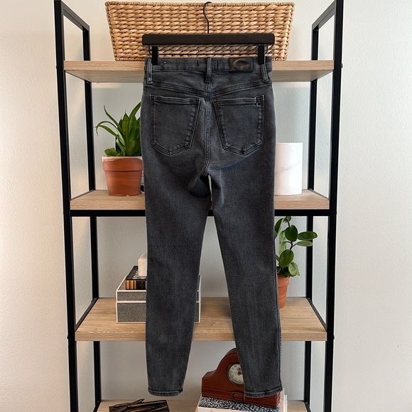 Madewell 10" High Rise Skinny Gray Jeans, 27 - Picture 4 of 11